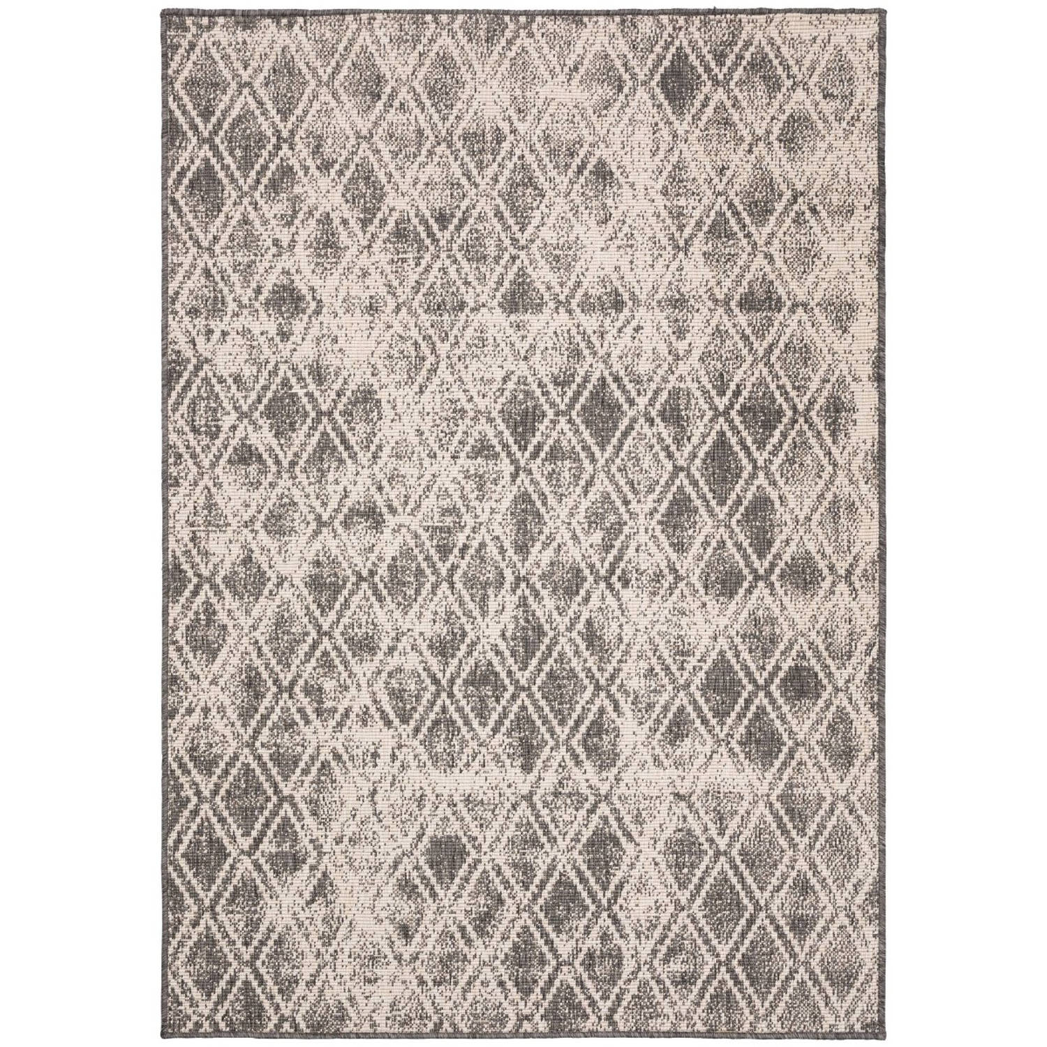 Buiten vloerkleed Frost - Grijs/Wit - dubbelzijdig - EVA Interior - 160 x 230 cm (M)