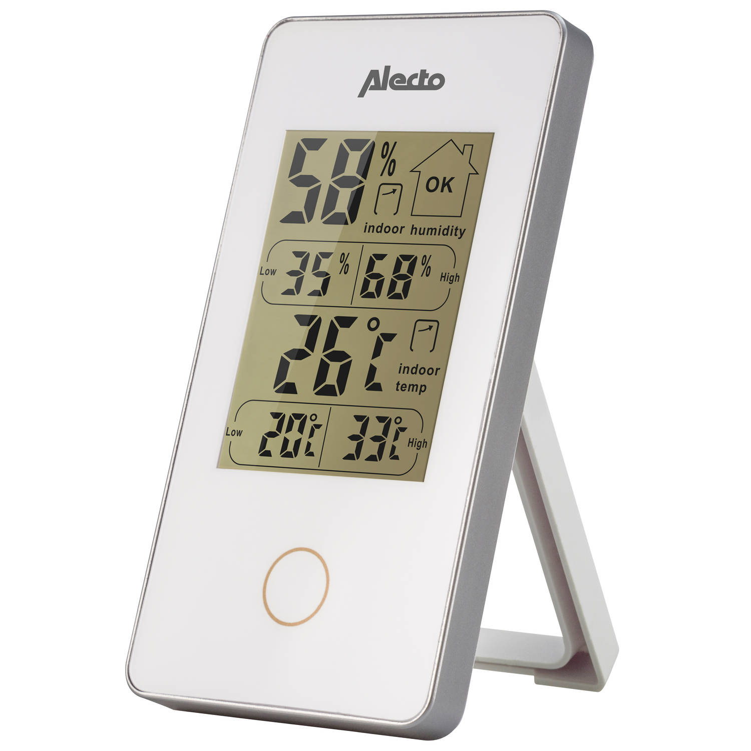 Voorbijgaand Gebeurt experimenteel Digitale binnenthermometer Alecto WS-75 Wit | Blokker