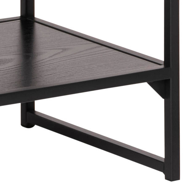Sea TV-meubel met 3 planken zwart.