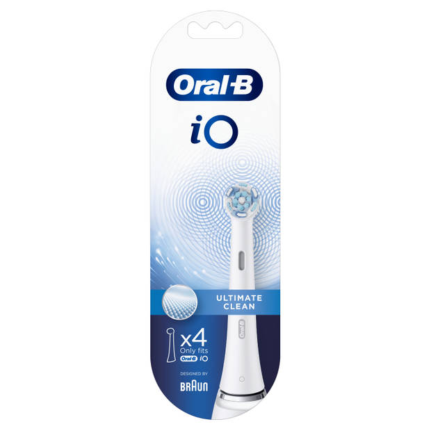 Oral-B opzetborstels iO Ultimate Clean wit - 4 stuks