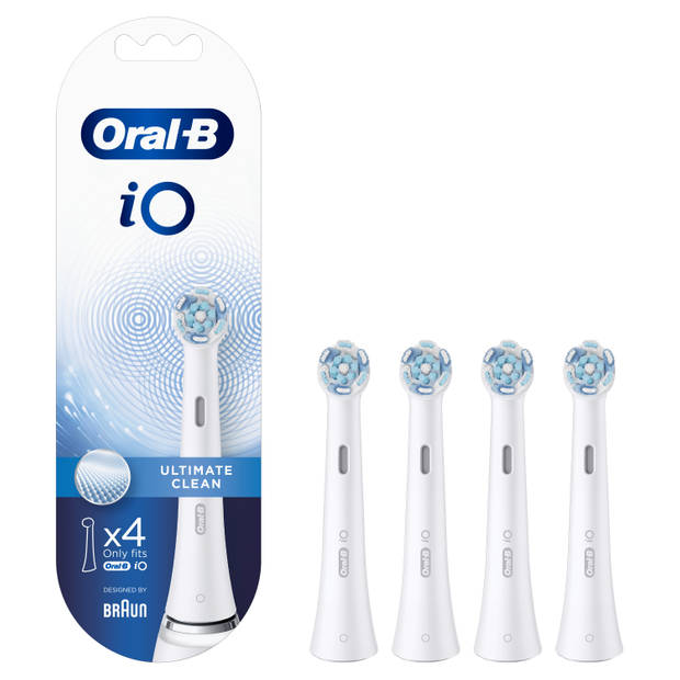 Oral-B opzetborstels iO Ultimate Clean wit - 4 stuks