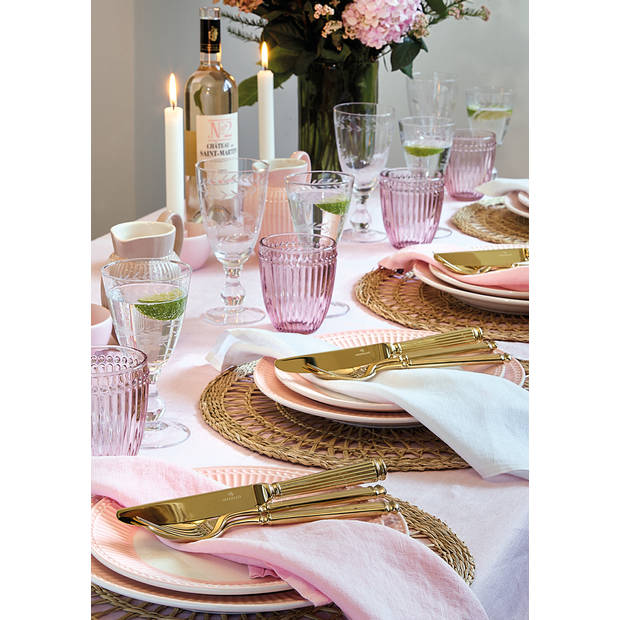 GreenGate Dinerbord Alice licht roze Ø 26.5 cm