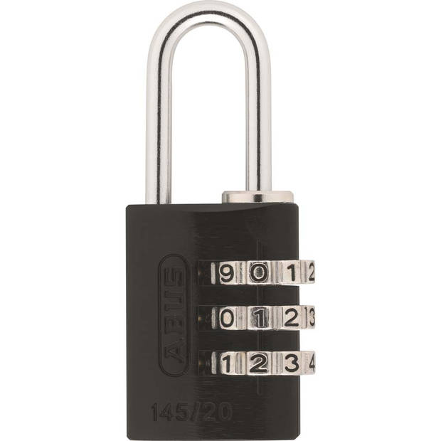 Abus cijfer hangslot 145/20 zw