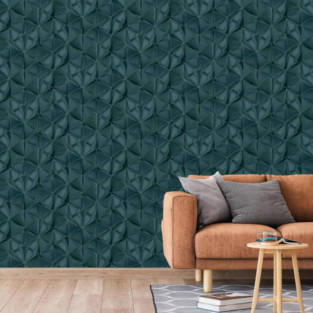 DUTCH WALLCOVERINGS Behang Onyx groen