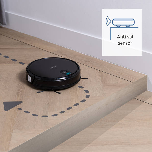 BluMill Robotstofzuiger - met Dweilfunctie - Geschikt voor alle vloertypen - met Afstandsbediening en App