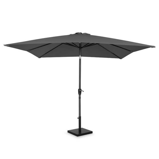 VONROC Premium Stokparasol Rosolina 280x280cm - Incl. parasolvoet & beschermhoes – Vierkante parasol - Kantelbaar – UV w