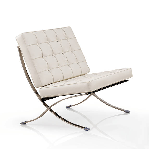 Kussenset Berlin design chair - Wit