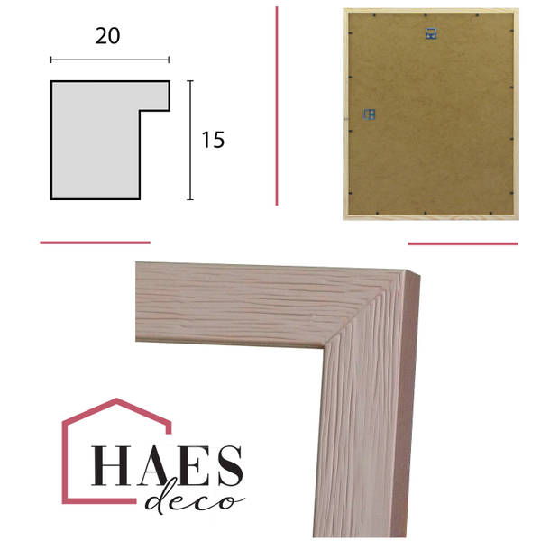 HAES DECO - Houten Fotolijst Venezia bruin 30x40 of 40x50 -SP12850