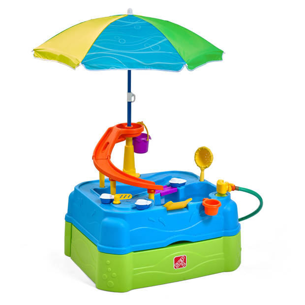 Step2 Waterpark Wonders Two-Tier watertafel Water speelgoed voor kinderen met 2 niveaus en 9 accessoires