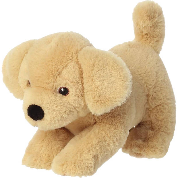 Pluche dieren knuffels labrador hond van 21 cm - Knuffel huisdieren