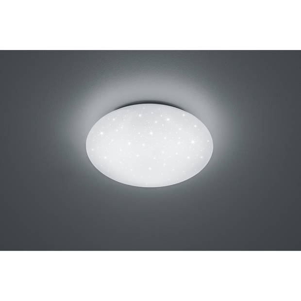 LED Plafondlamp - Badkamerlamp - Trion Paula - 15W - Spatwaterdicht IP44 - Natuurlijk Wit 4000K - Sterlicht - Rond - Mat