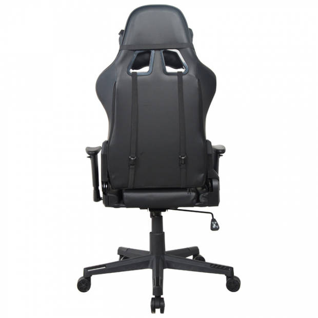 Bureaustoel gamestoel Thomas - racing gaming stijl stoel - ergonomisch - zwart design