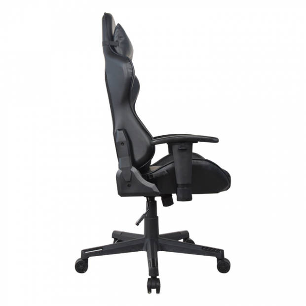 Bureaustoel gamestoel Thomas - racing gaming stijl stoel - ergonomisch - zwart design