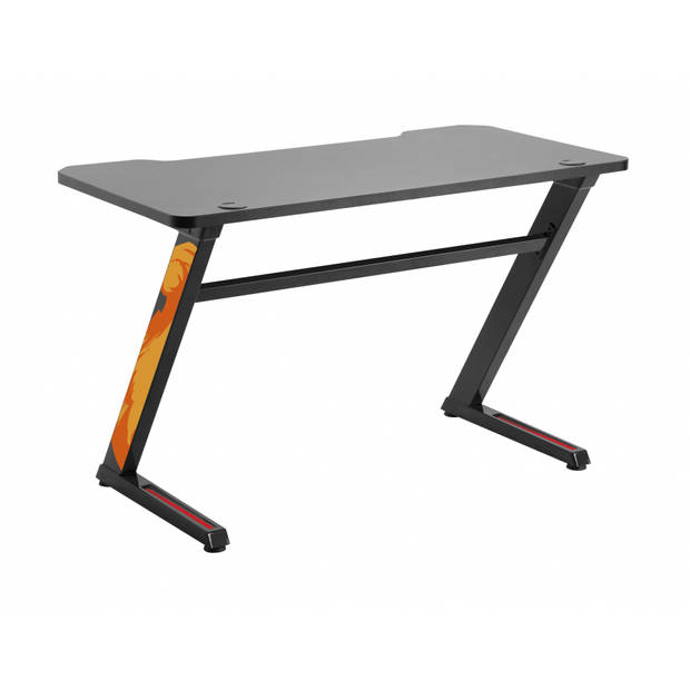 Computer game bureau gaming desk Thomas zwart ideaal voor uw game set up 120 cm x 60 cm