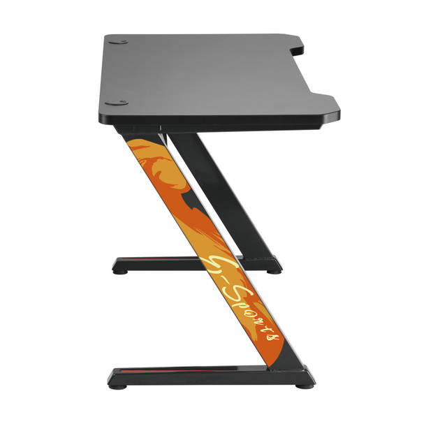 Computer game bureau gaming desk Thomas zwart ideaal voor uw game set up 120 cm x 60 cm