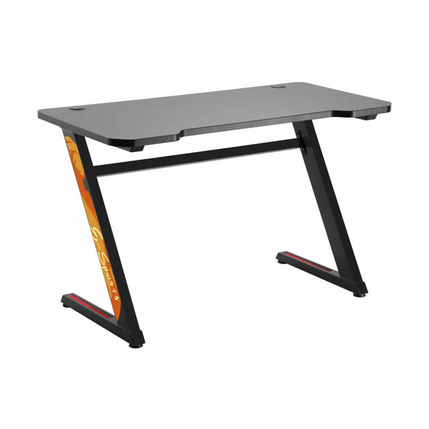 Computer game bureau gaming desk Thomas zwart ideaal voor uw game set up 120 cm x 60 cm