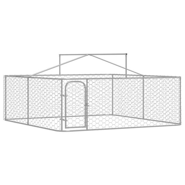 vidaXL Hondenkennel met dak 300x300x150 cm