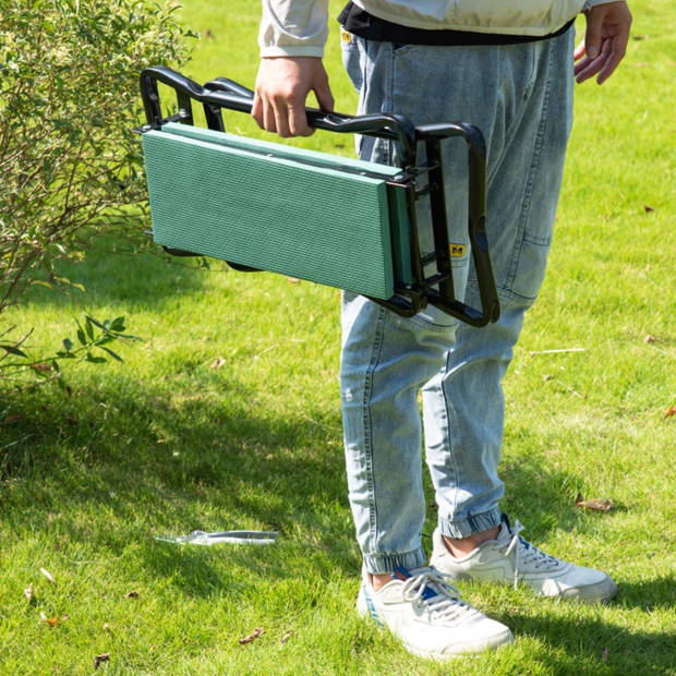 Kniekussen - Kniekussen voor in de Tuin - Kruk - Tuinstoel - Met opbergruimte voor tuingereedschap