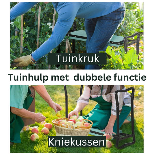 Kniekussen - Kniekussen voor in de Tuin - Kruk - Tuinstoel - Met opbergruimte voor tuingereedschap