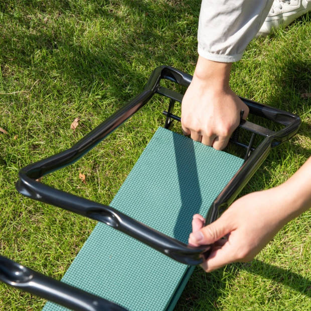 Kniekussen - Kniekussen voor in de Tuin - Kruk - Tuinstoel - Met opbergruimte voor tuingereedschap