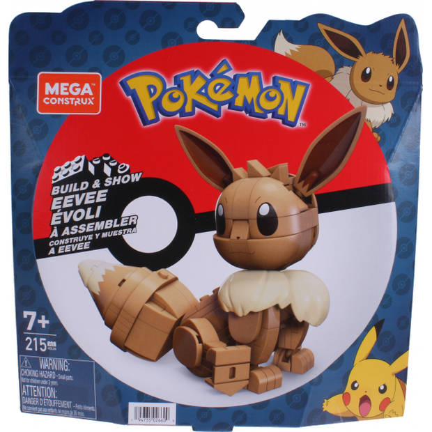 Fisher-Price bouwset Mega Construx Pokemon Eevee bruin/crème