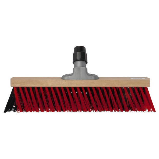 Talen Tools - X-bezem - Buiten - 40 cm - Rood/Zwart - Zonder steel