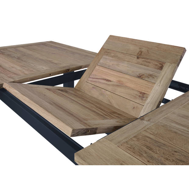 Sens-Line - Aberdeen Teak hout - Uitschuifbare tuintafel - 200/260cm - Bruin