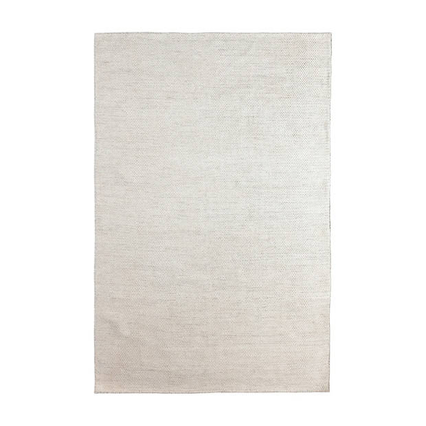 Vloerkleed Gerecycled Materiaal Ciro Beige/Wit