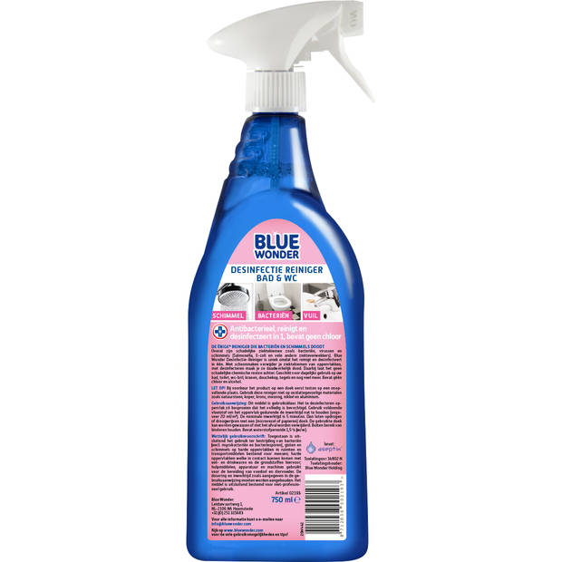 Blue Wonder Desinfectie-reiniger Bad & WC Spray