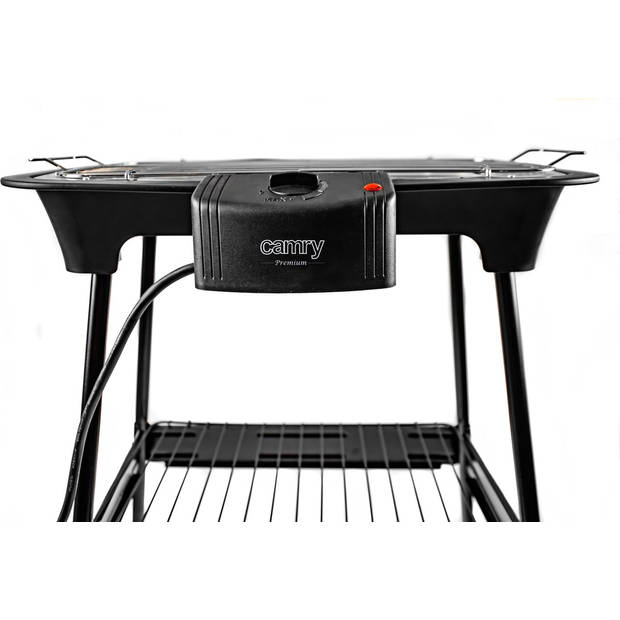 Carmy CR 6612 - Elektrische BBQ met afneembare grill