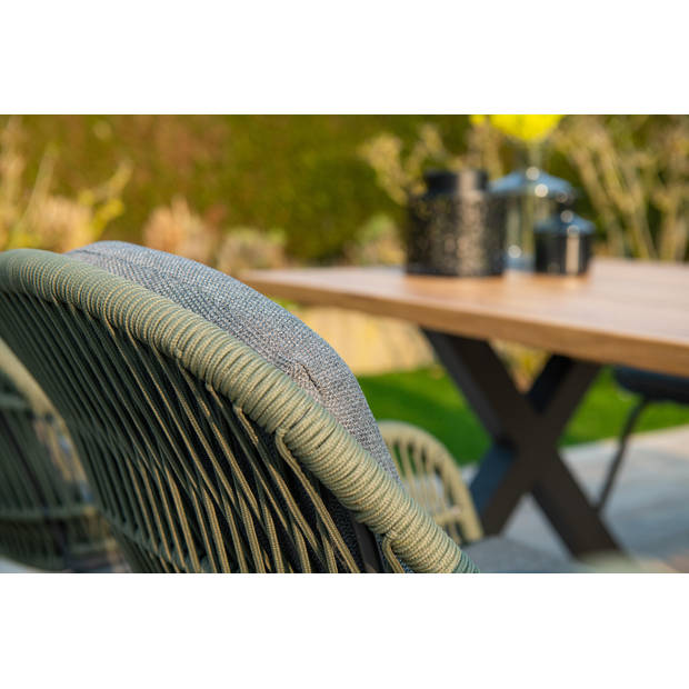 Garden Impressions Triton dining stoel - Rope/Moss Green