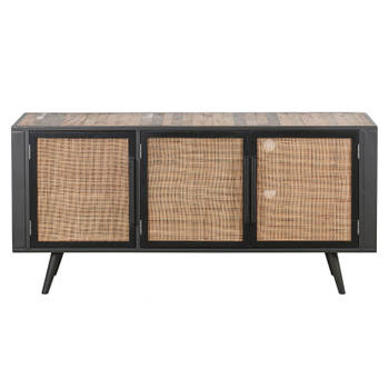 NordicRattan TV-meubel met 3 deuren, naturel.