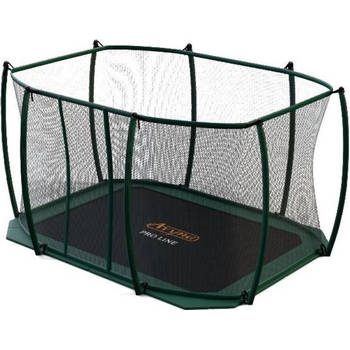 Avyna Trampoline Veiligheidsnet - Gebogen Palen - 520 x 305 cm (352) - Groen