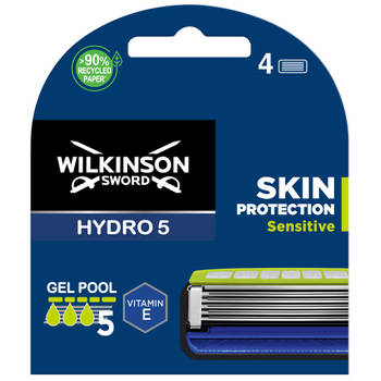 Hydro 5 Skin Protection Sensitive vervangende scheermesjes voor mannen 4st