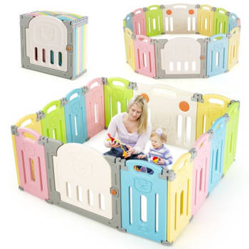 Grondbox - Grondbox Baby - Playpen - Kruipbox - Kinderbox - Box - Speelbox - 139 x 133 x 60 cm