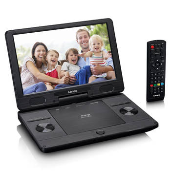 Draagbare 11.5" Blu-ray - DVD speler met USB en SD Lenco Zwart