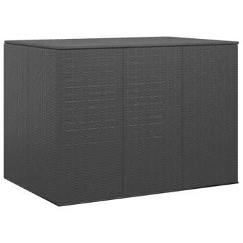 vidaXL Tuinbox 145x100x103 cm polyetheen rattan zwart