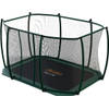 Avyna Trampoline Veiligheidsnet - Gebogen Palen - 520 x 305 cm (352) - Groen