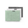 Brabantia SinkSide sponsdoekjes microvezel 16 x 22 cm, set van 3 - Light Grey, Dark Grey en Jade Green