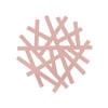 Krumble Pannenonderzetter rond - 15,8 cm - Silicoon - Roze