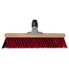 Talen Tools - X-bezem - Buiten - 40 cm - Rood/Zwart - Zonder steel