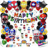 Fissaly® 99 Stuks Superhelden Feest Versiering – Kinderfeestje Decoratie – Superheroes Themafeest Verjaardag - Feestje