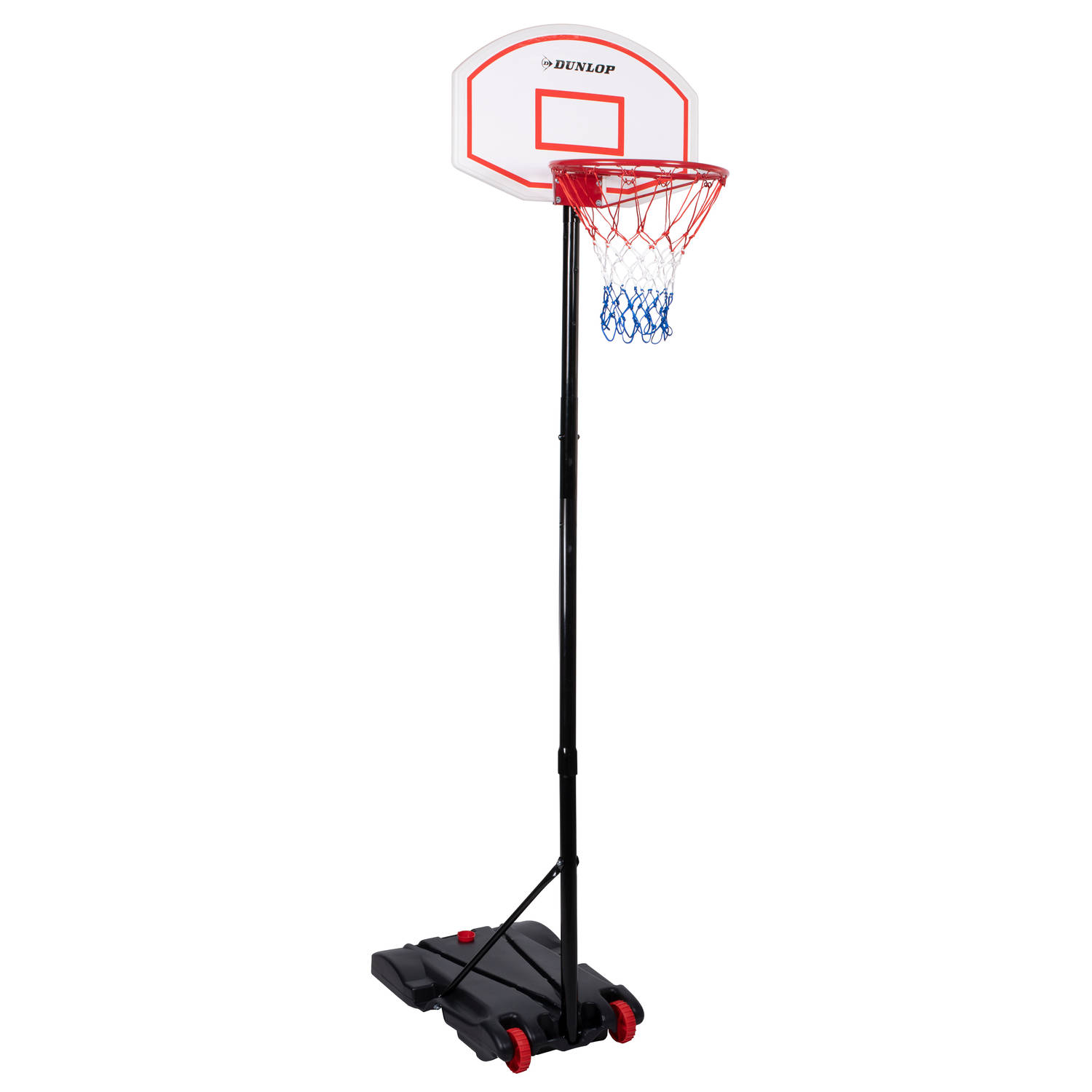 Dunlop Basketbalset Basketbalring Met Standaard 165 Tot 205 Cm Voor Buiten