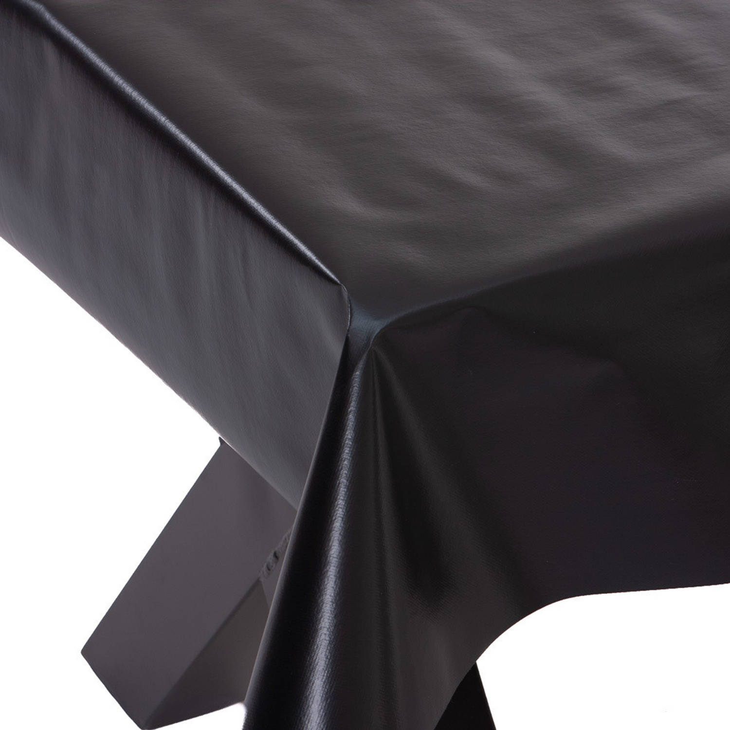 Buiten tafelkleed/tafelzeil zwart 140 x 180 rechthoekig - Tafellakens | Blokker