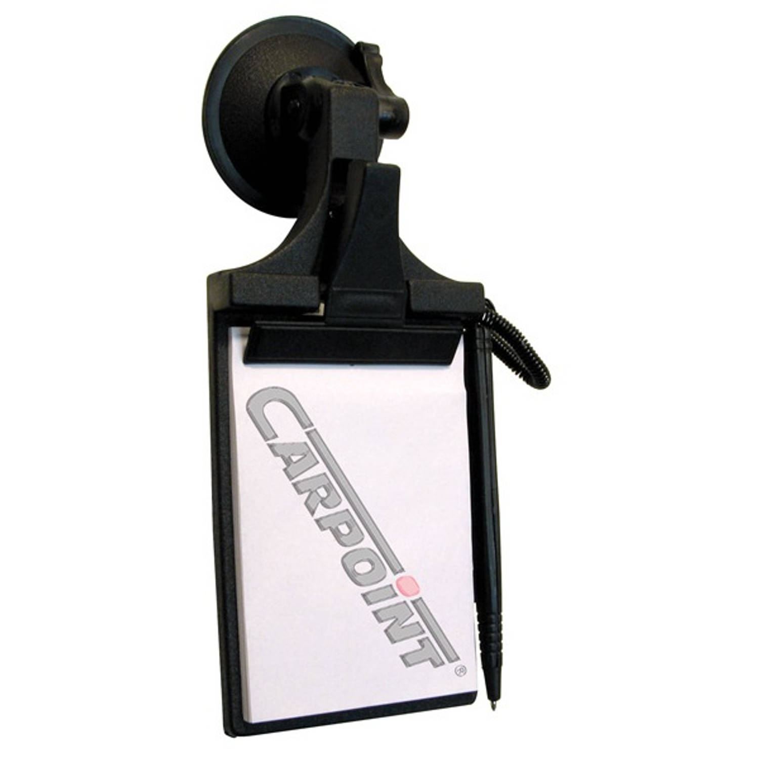 Carpoint auto-notitieblok met zuignap 9 x 13 cm zwart
