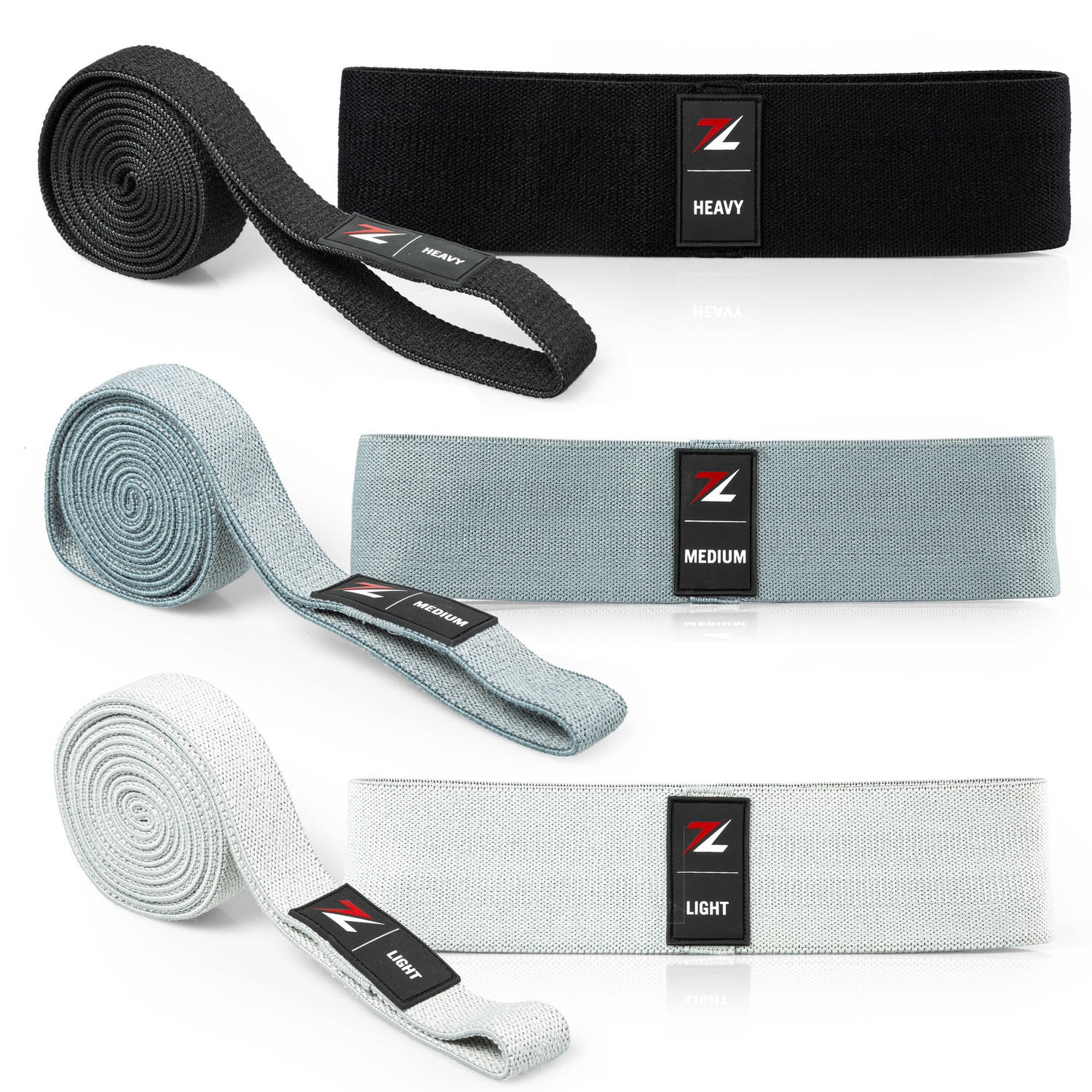 Zeuz® 6 Stuks Premium Weerstandsbanden Set Resistance Band Weerstand Fitness Elastiek Power Stretch 