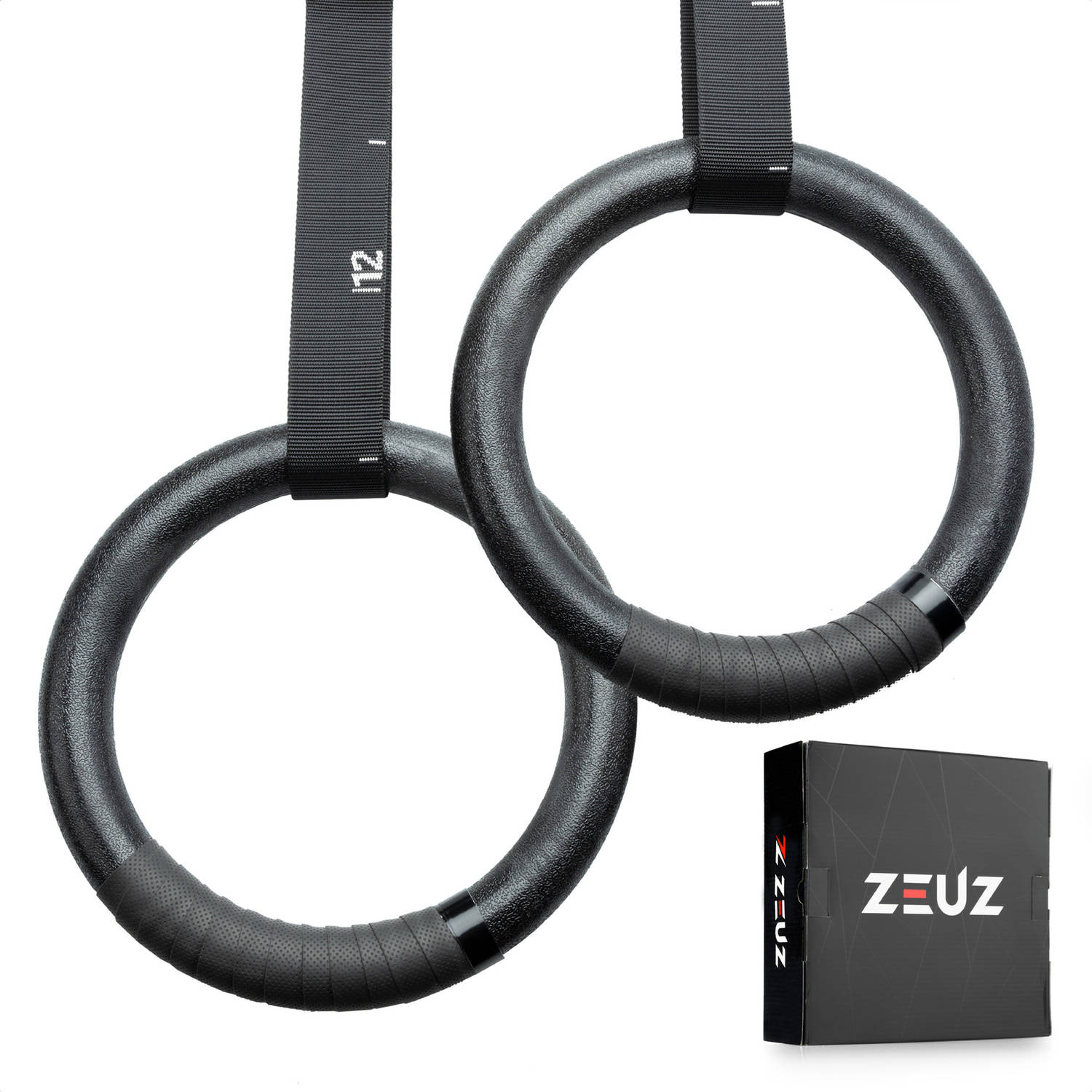 ZEUZ® ABS Turnringen voor Fitness, Crossfit & Calisthenics - Gymnastiek Ringen - Krachttraining