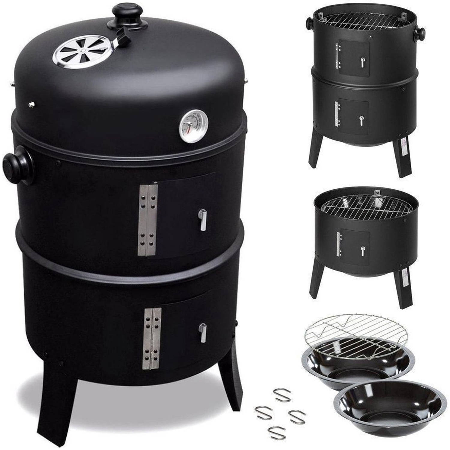 Maxxgarden Smoker Barbecue Grill 40x72cm