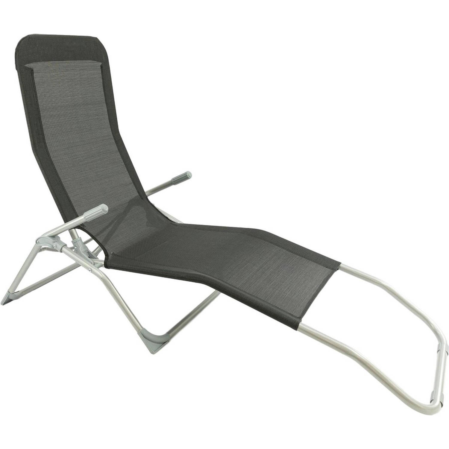 Ontrouw Zonsverduistering Regelen MaxxGarden Ligbed - opvouwbare ligstoel - textileen - zwart - inklapbaar |  Blokker