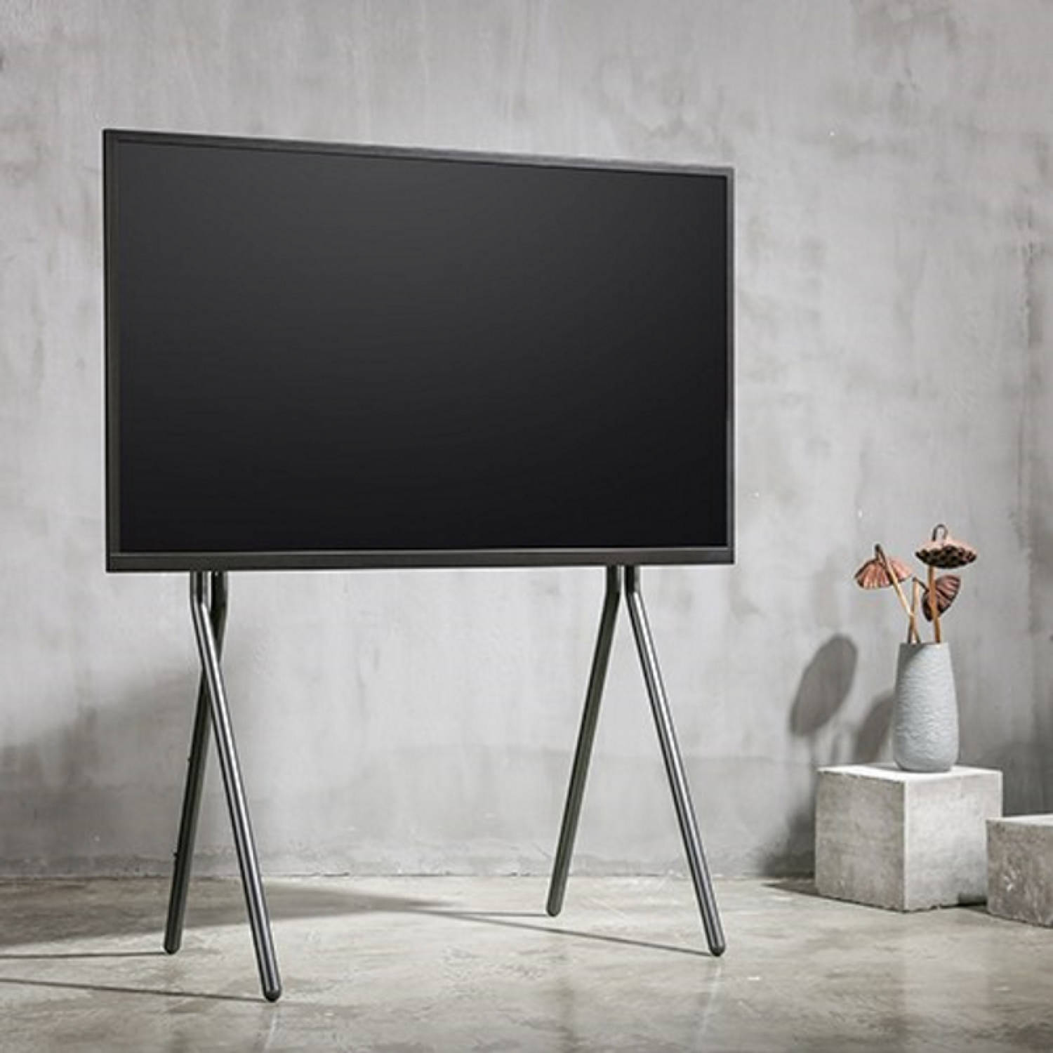 Graf ginder steen Tv statief schildersezel design - tv standaard studio - tot 70 inch  beeldscherm | Blokker